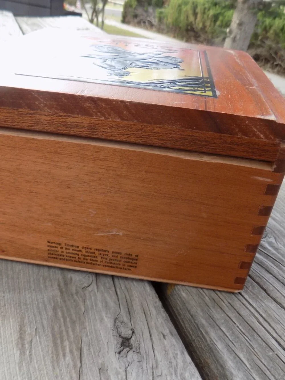 Acid Kuba Grande Empty Wood Cigar Box 8